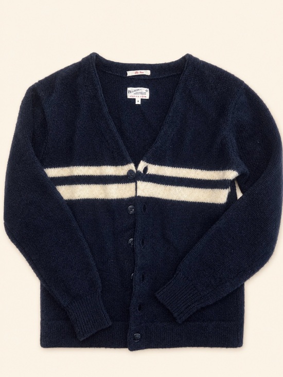 Gant Other - Gant Navy Cardigan with White Chest Stripes